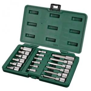  18件6.3x12.5MM系列六角旋具套筒组套09053